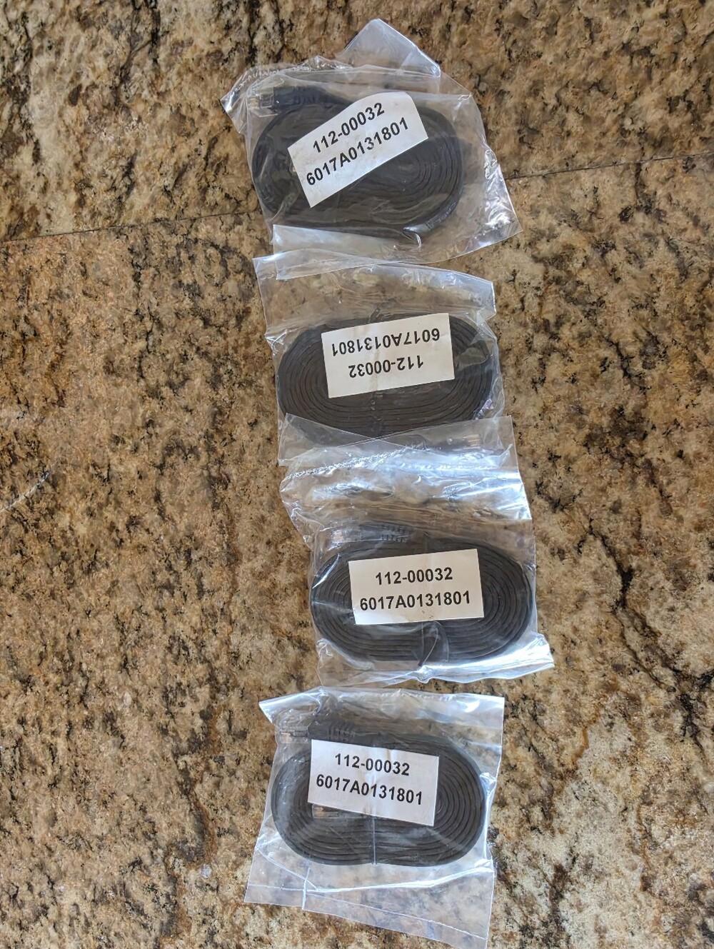 Sonos 5 foot Speaker Cables Black - Set/4 Factory Sealed New